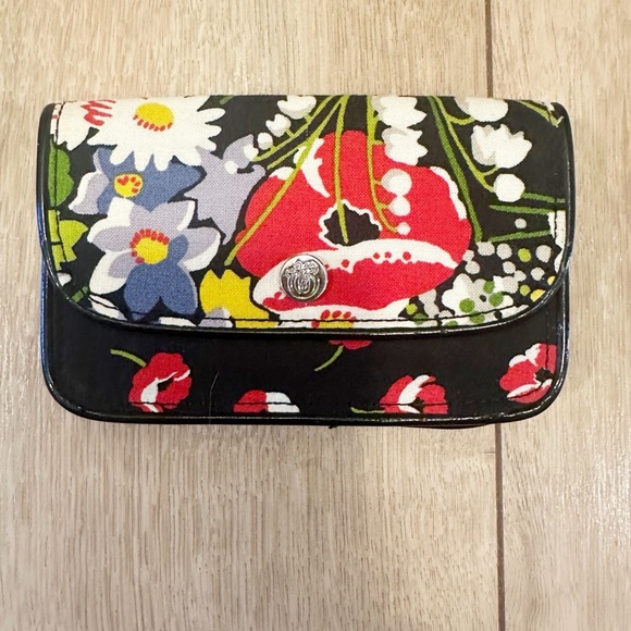 Vera Bradley Poppy Fields Snap Coin Pouch Wallet - Picture 1 of 5